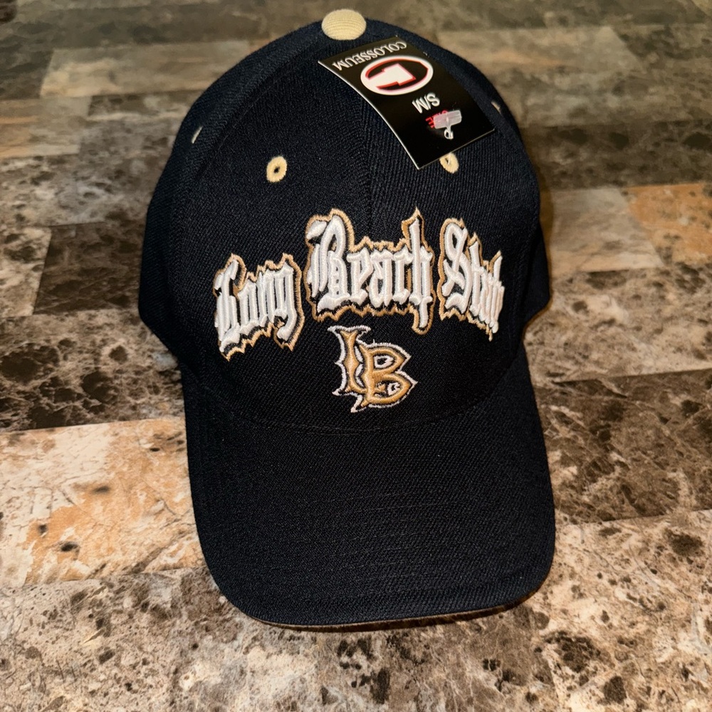 Black Long Beach State Cap